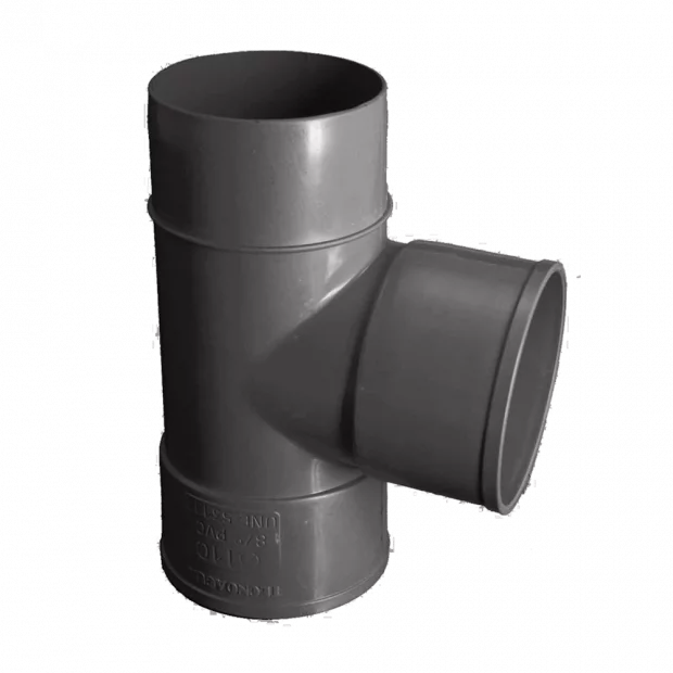 Te PVC Sanit. 87º M-H