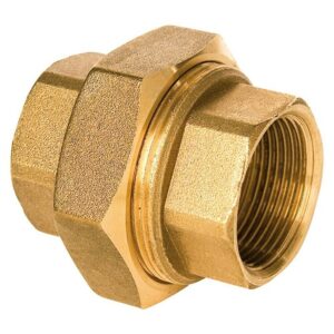 Enlace tres piezas latón D. 1 1/4"