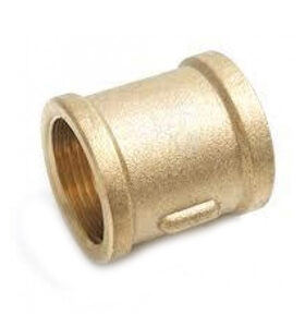 Manguito HH latón D.3/8".- 5 unids