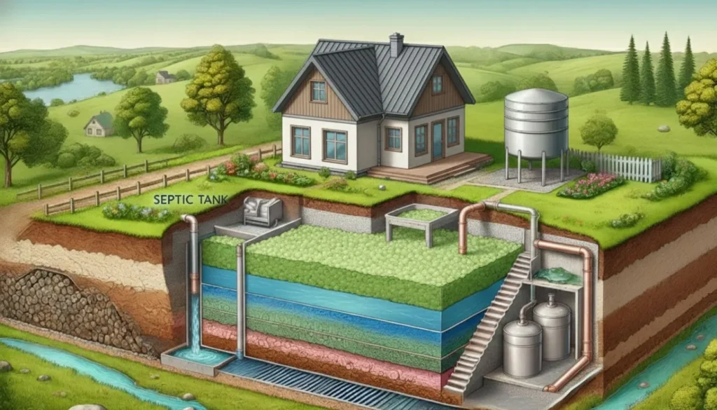 fosa septica para casa de campo